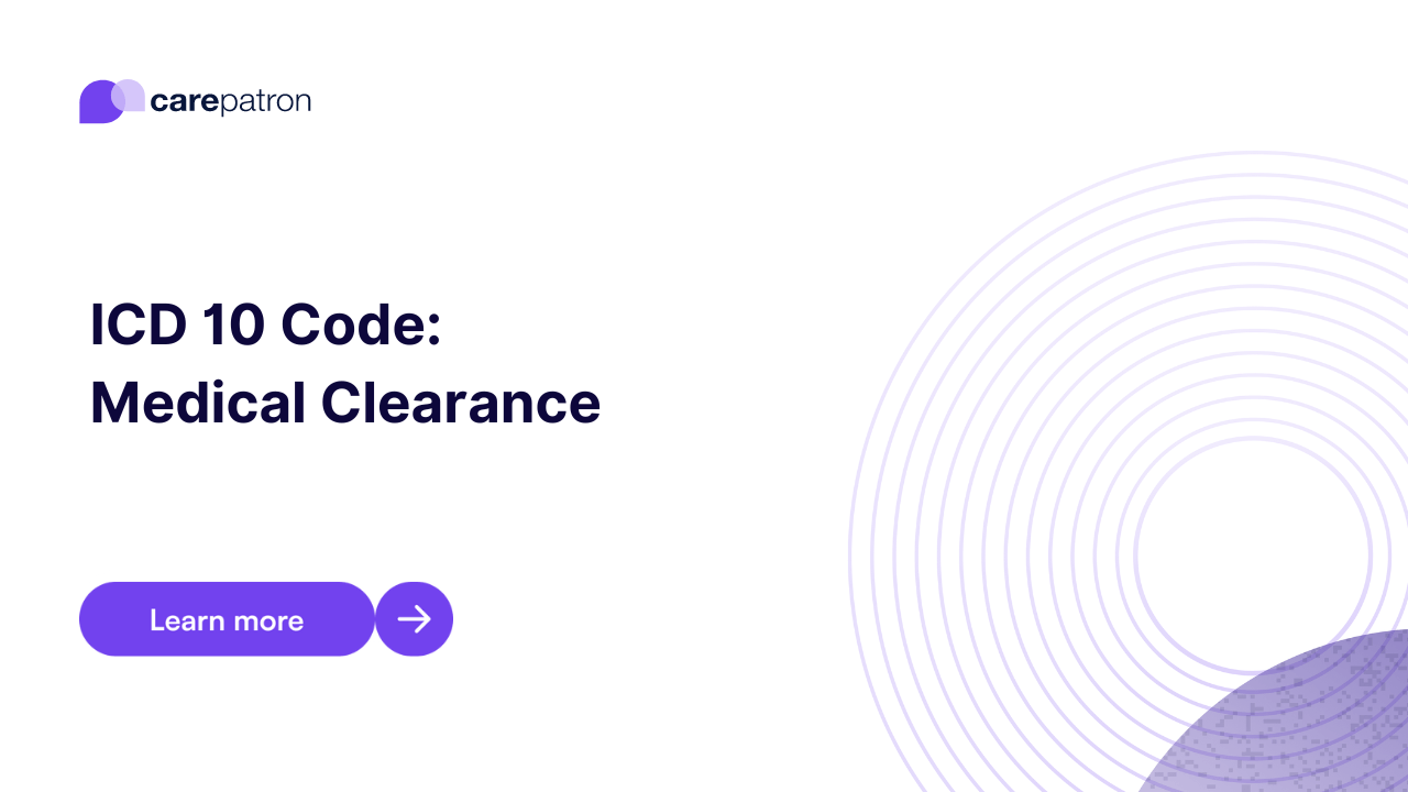 Medical Clearance ICD10CM Codes 2023